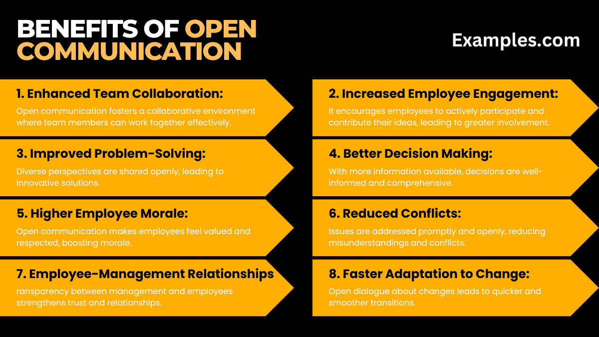 Benefits of Open Communication