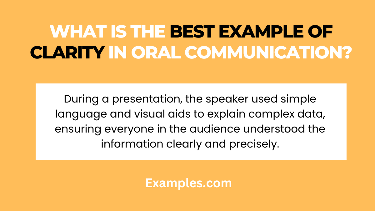 Clarity in Oral Communication - 19+ Examples, How to Communicate