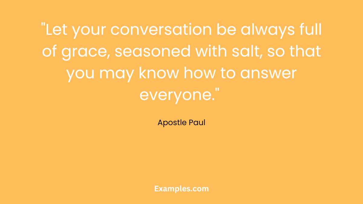 bible quotes on communication by apostle paul 