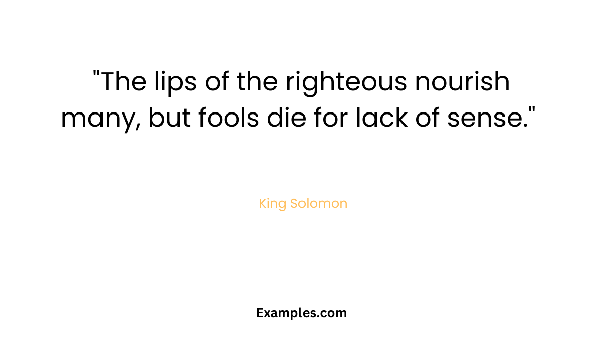 bible quotes on communication by kings solomon