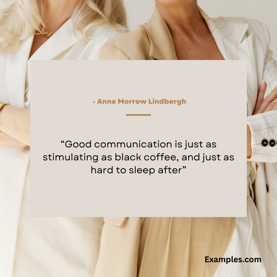 business communication quote by anne morrow lindbergh