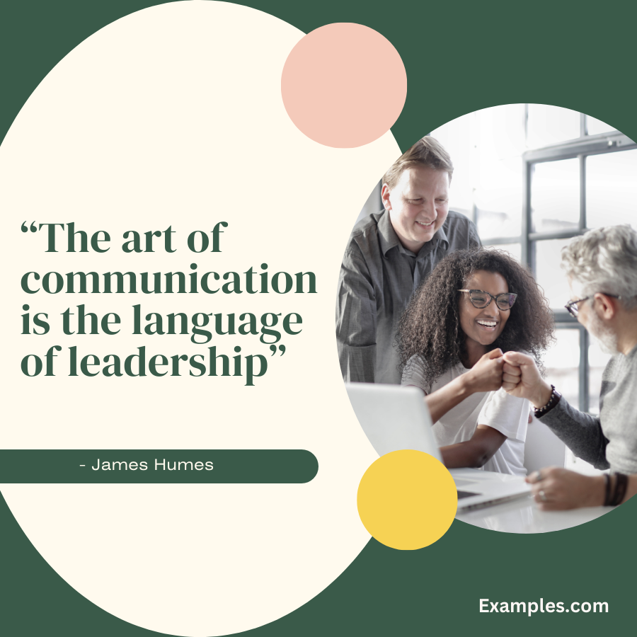 business communication quote by james humes