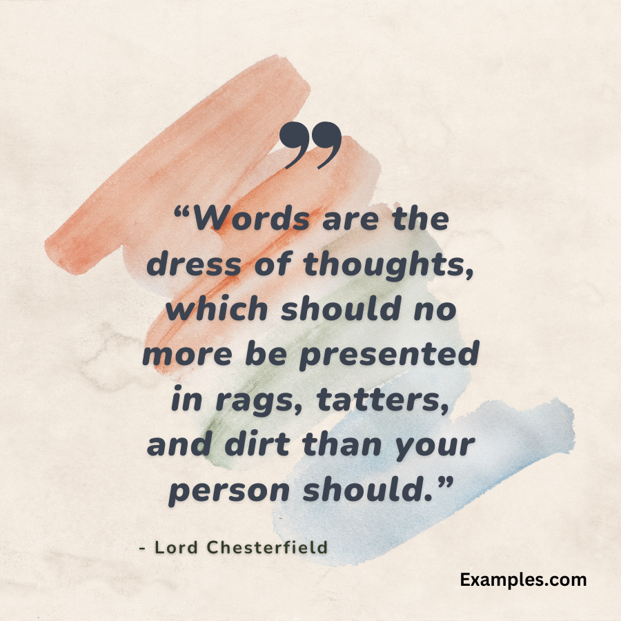 business communication quote by lord chesterfield
