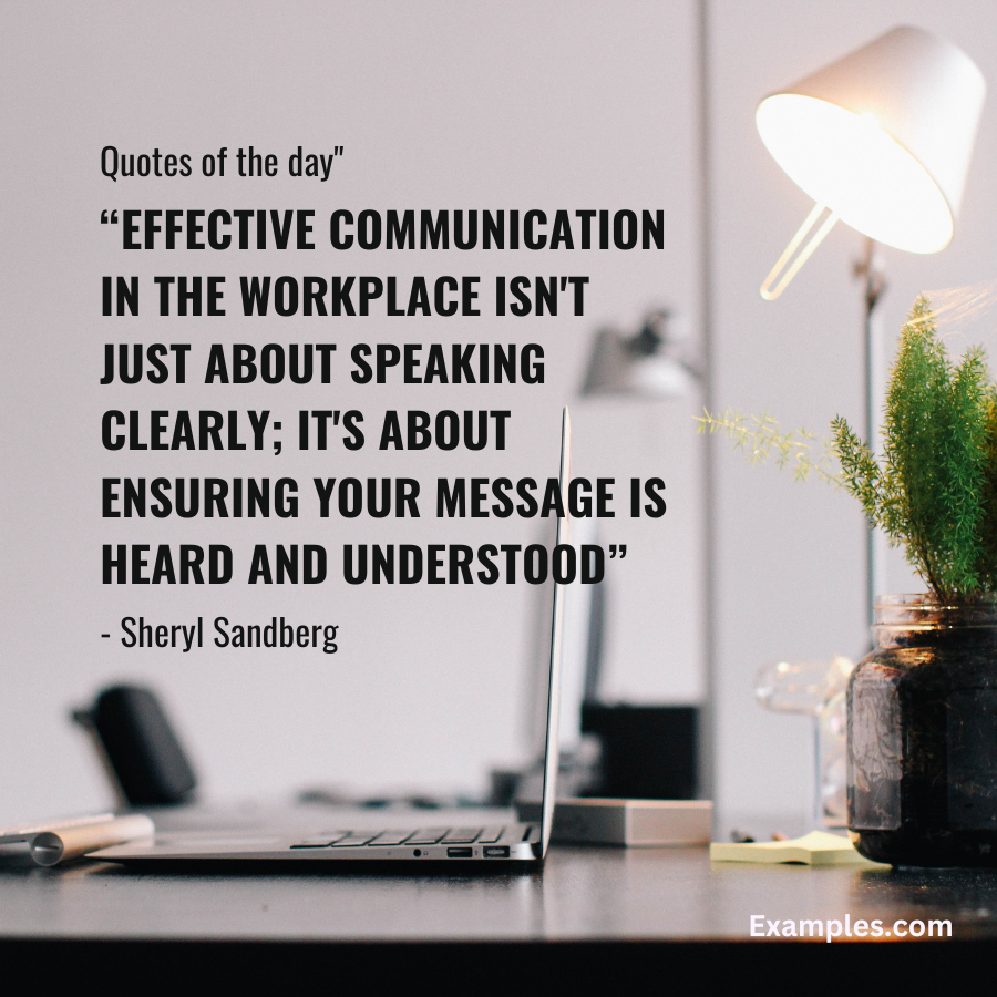 business communication quote by sheryl sandberg