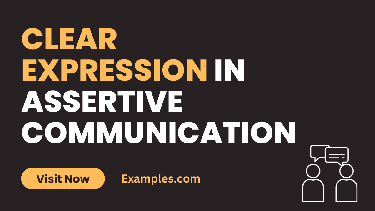 Clear Expression in Assertive Communication Image
