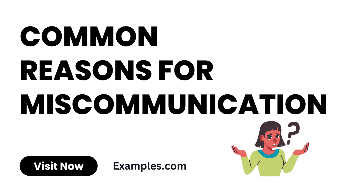Common Reasons for Miscommunication