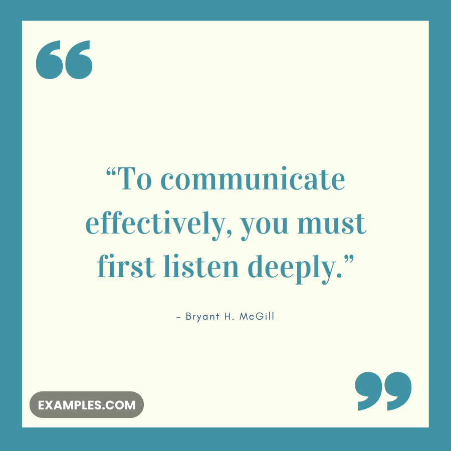communicate effectively quote by bryant h