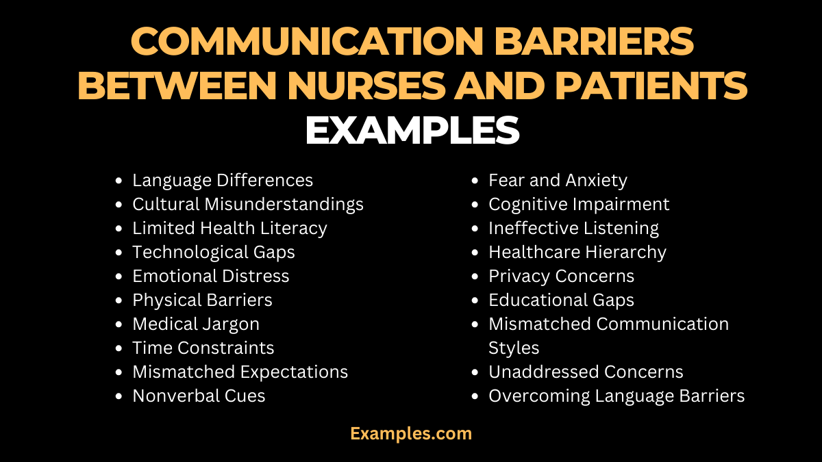 communication barriers between nurses and patients