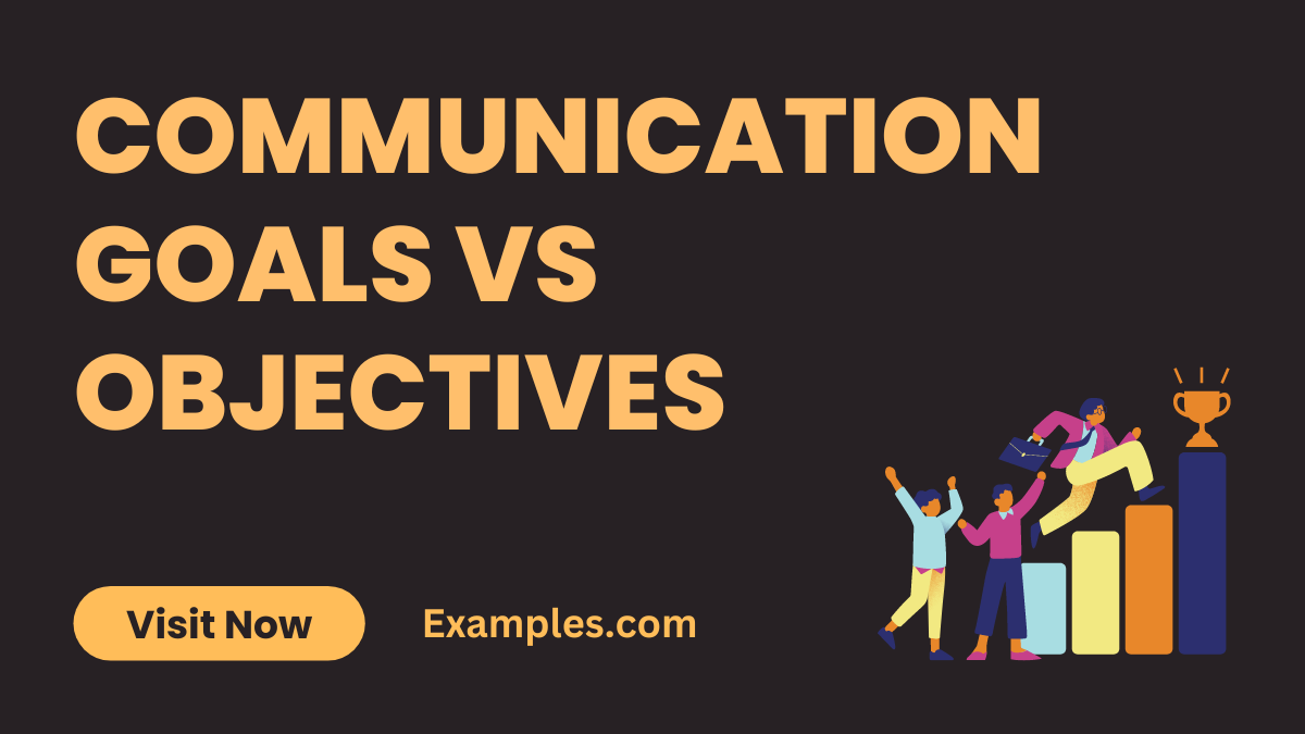Communication Goals vs Objectives iMAGE