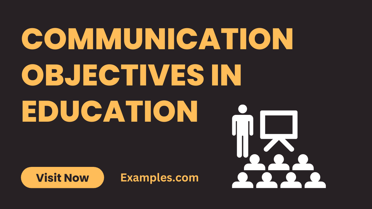 Communication Objectives in Education1