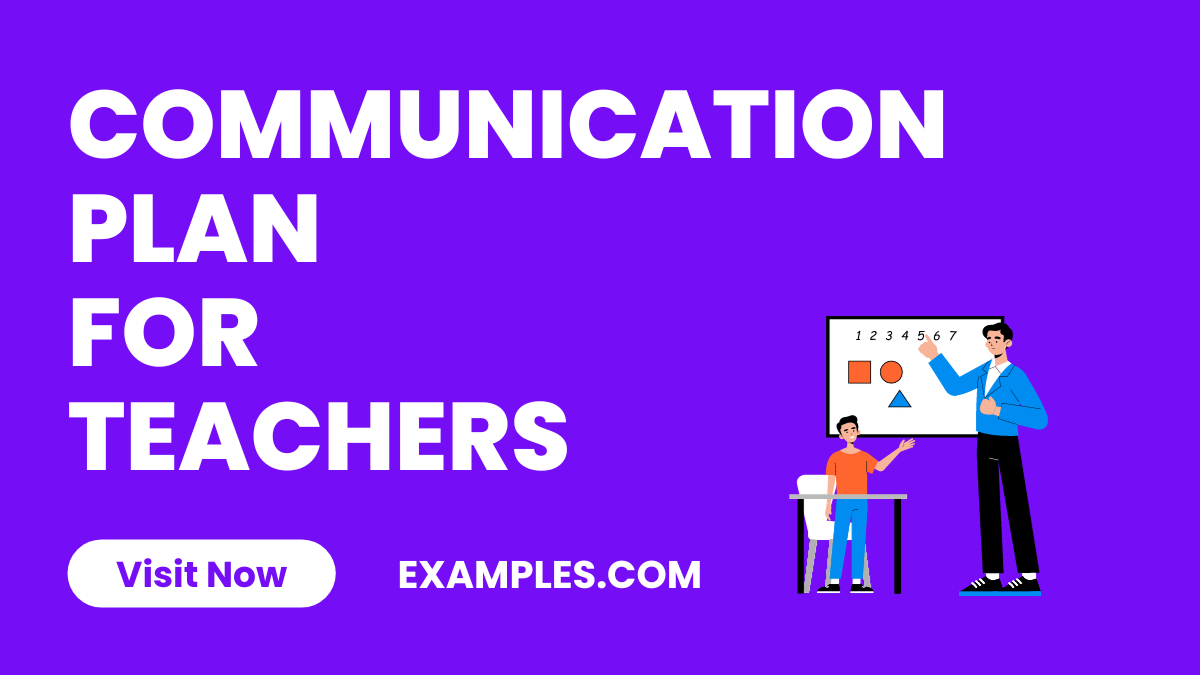 Communication Plan for Teachers1