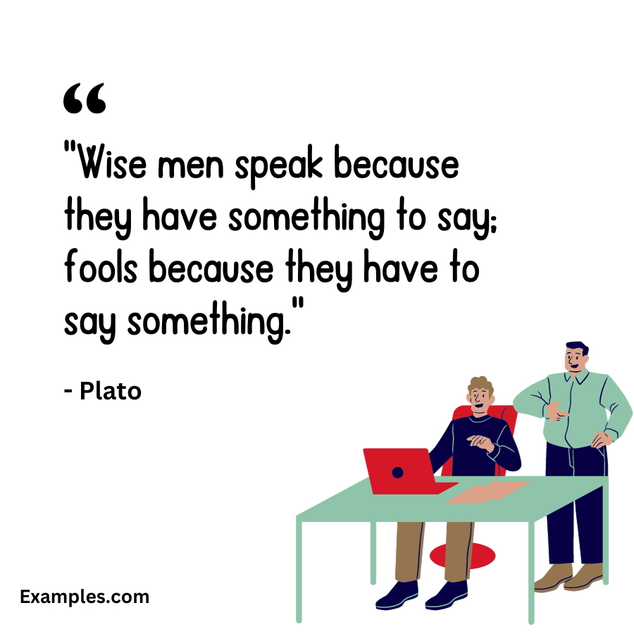 communication quotes for work by plato