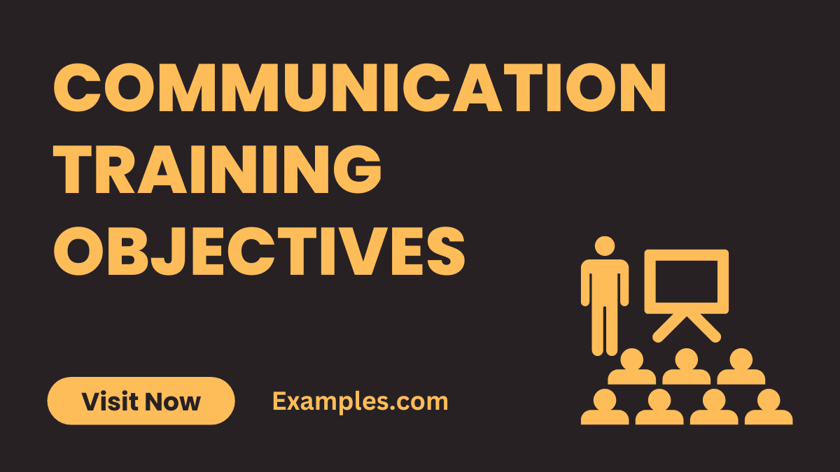 Communication Training Objectives