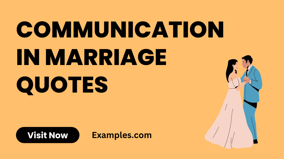 Communication in Marriage Quotes
