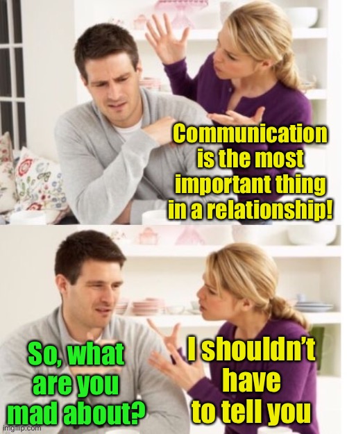 communication is key for couple