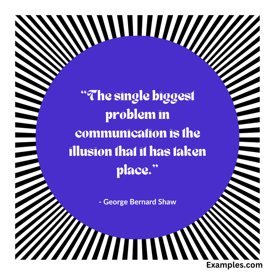 communication is the illusion quote by george bernard shaw
