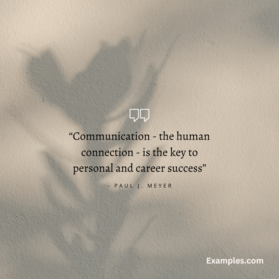 communication is to career success by paul j