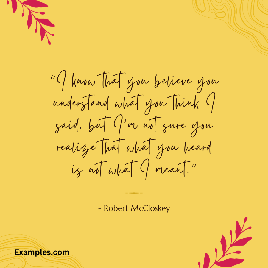 complexity of miscommunication quote by robert mccloskey
