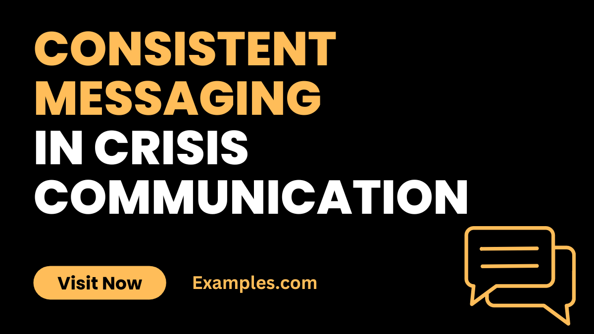 Consistent Messaging in Crisis Communicationn