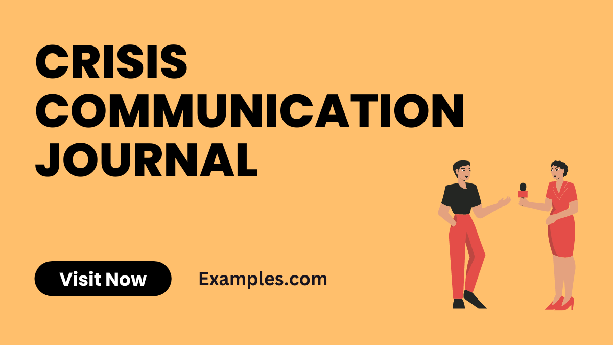 Crisis Communication Journal