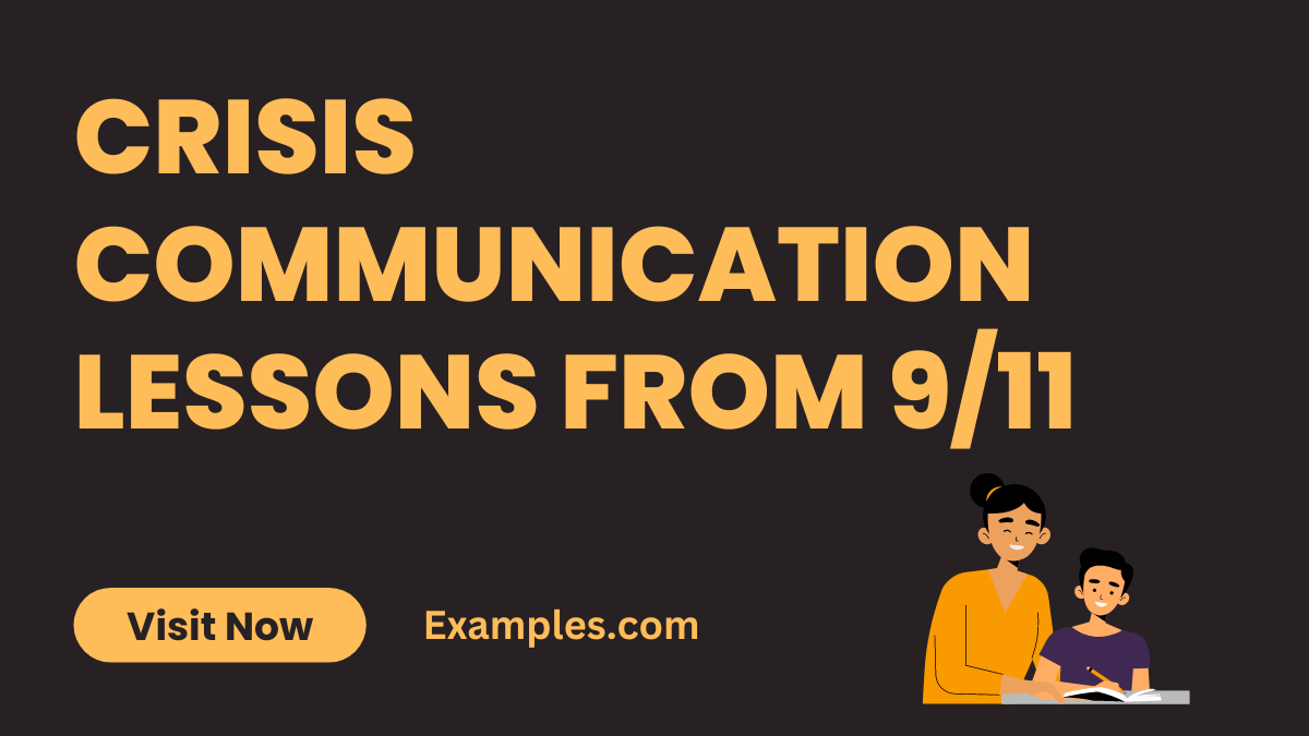 Crisis Communication Lessons from 911