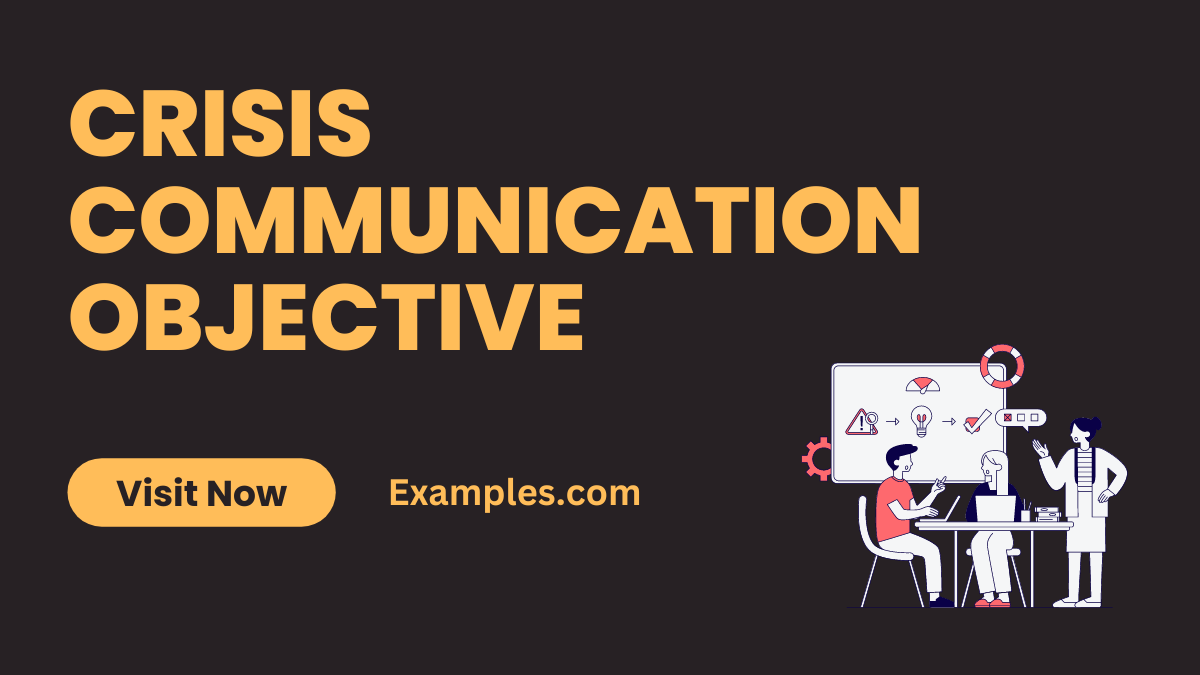 Crisis Communication Objective
