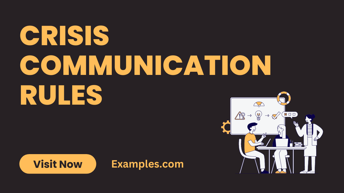Crisis Communication Rules