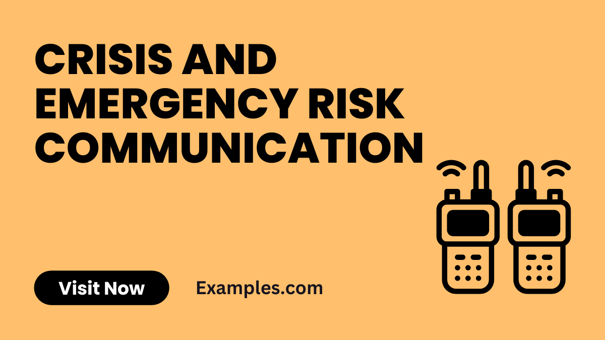 Crisis and Emergency Risk Communications