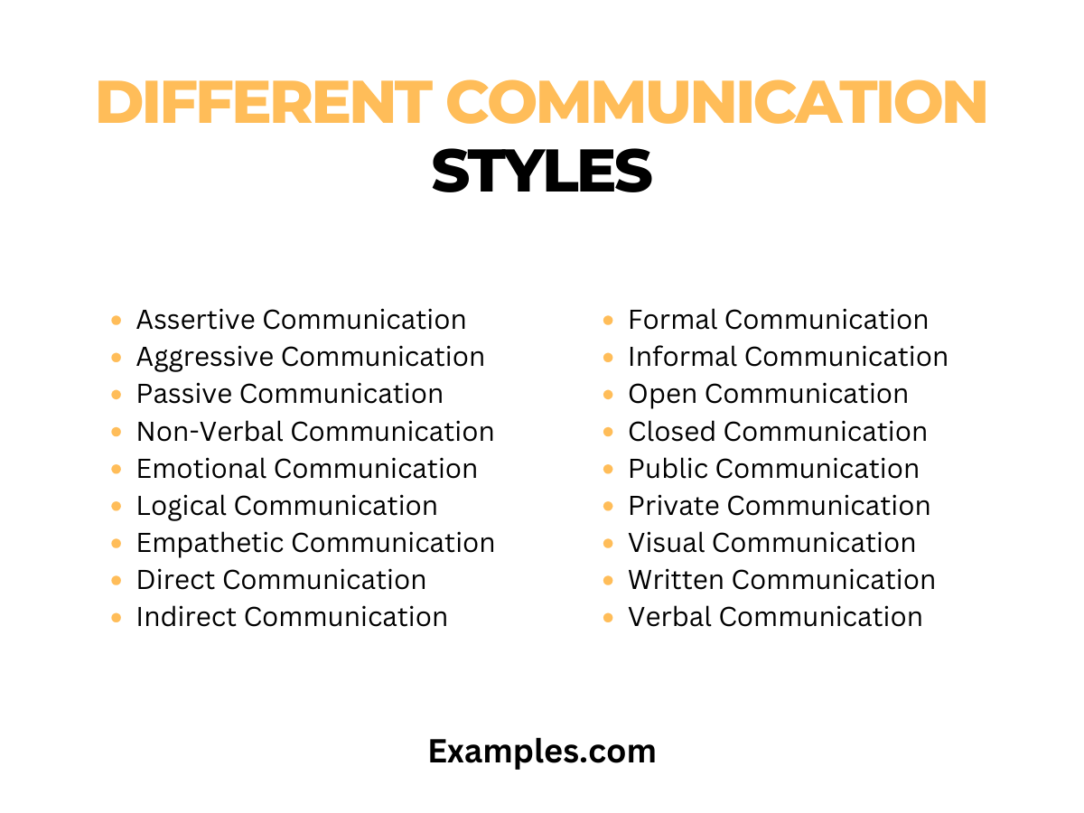 different communication styles