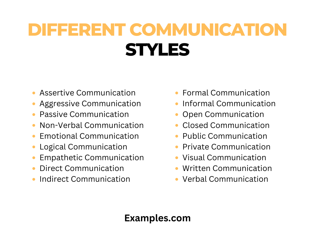 Different Communication Styles, PDF
