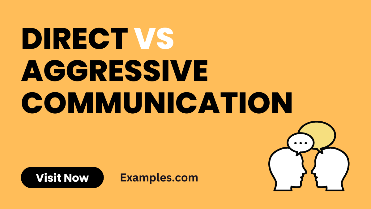 Direct vs Aggressive Communication