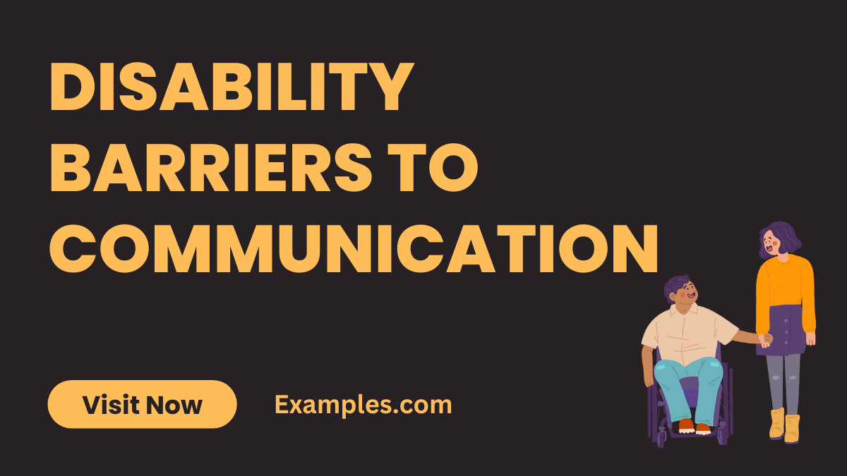 Disability Barriers to Communications