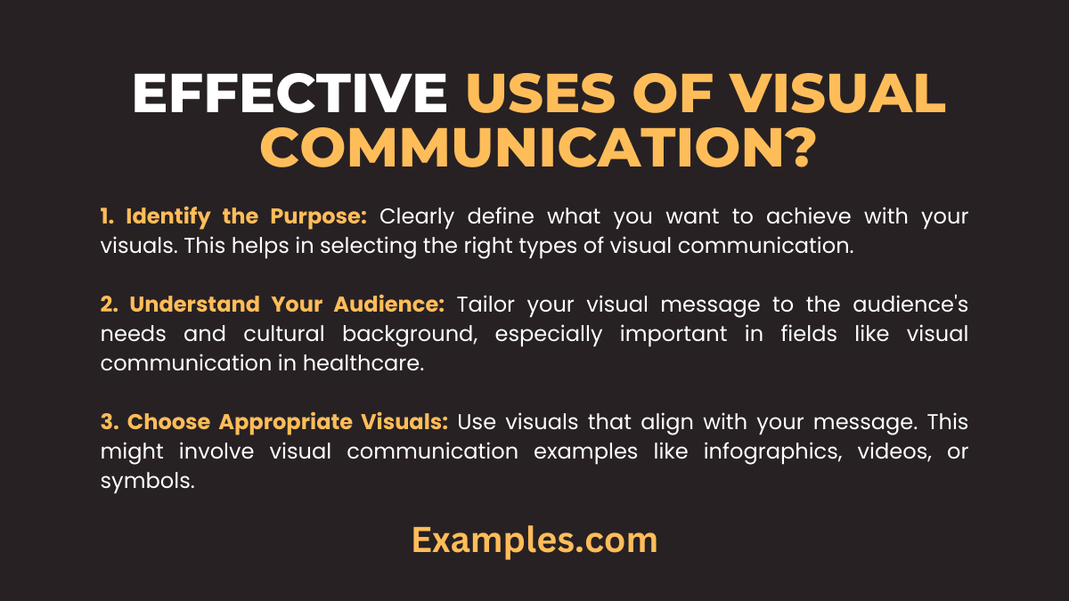 effective uses of visual communication