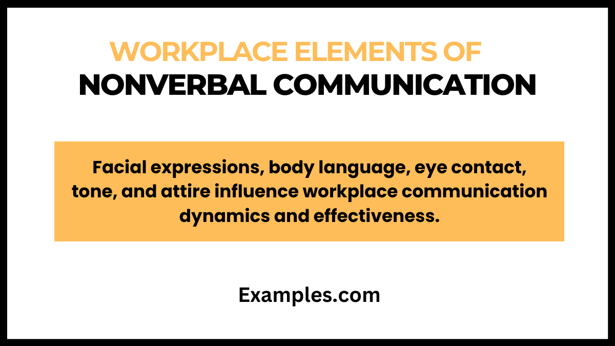 Elements Of Nonverbal Communication 29+ Examples, Tips