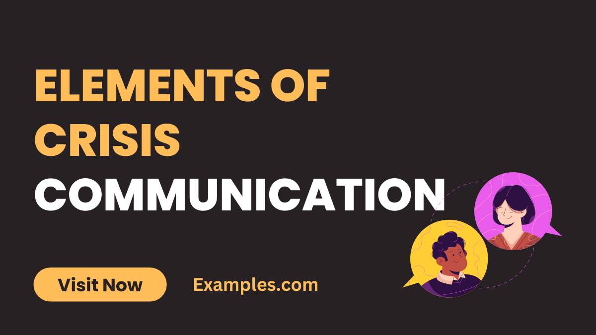 Elements of Crisis Communication