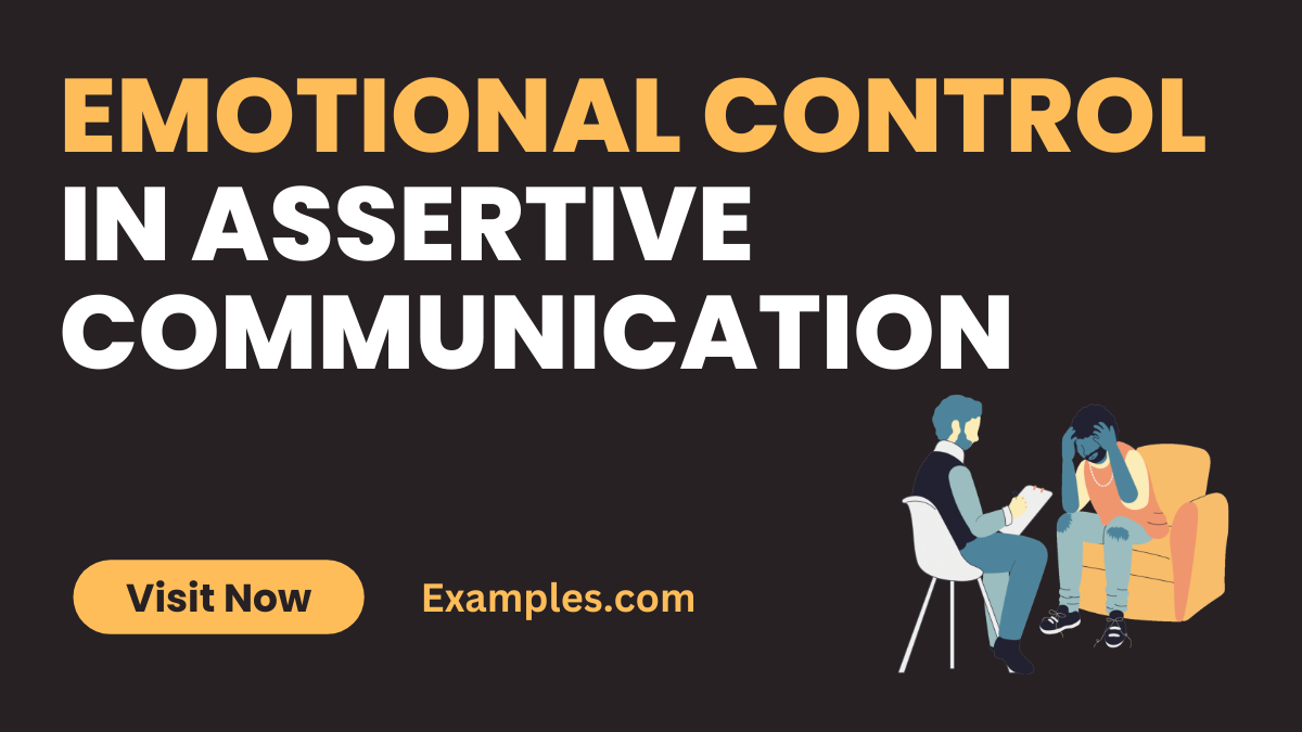 Emotional Control in Assertive Communication