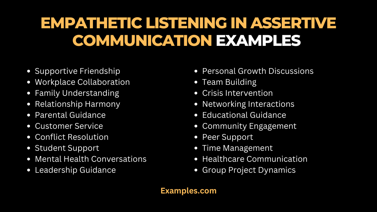 Empathetic Listening In Assertive Communication - 19+ Examples, Tips