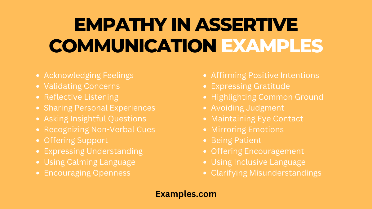 empathy in assertive communication