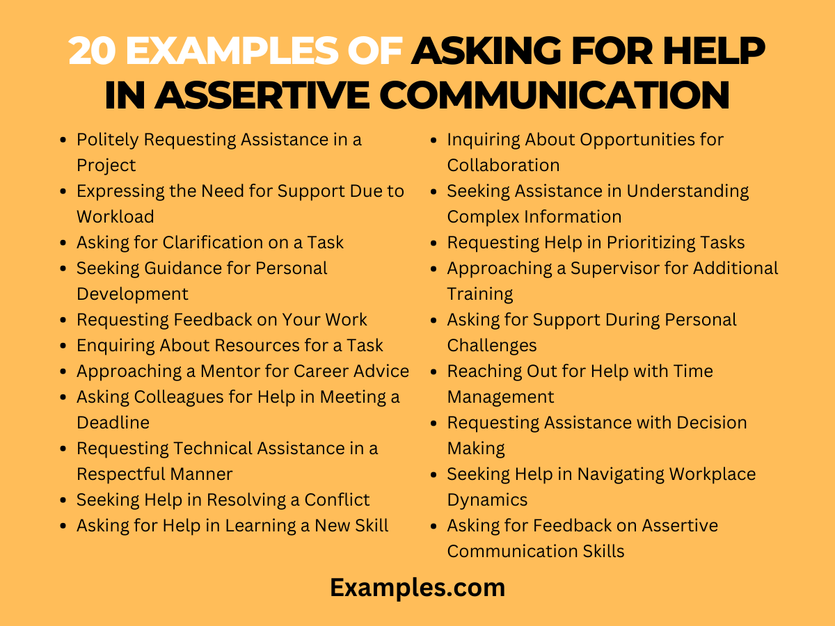 examples of asking for help in assertive communication1