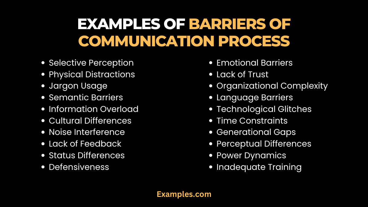 examples of barriers of communication process