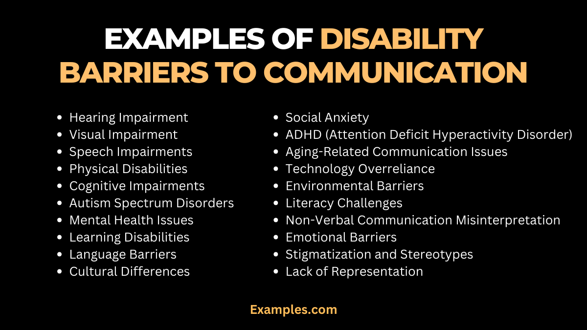 Disability Barriers to Communication - 19+ Examples, How to Overcome, Types