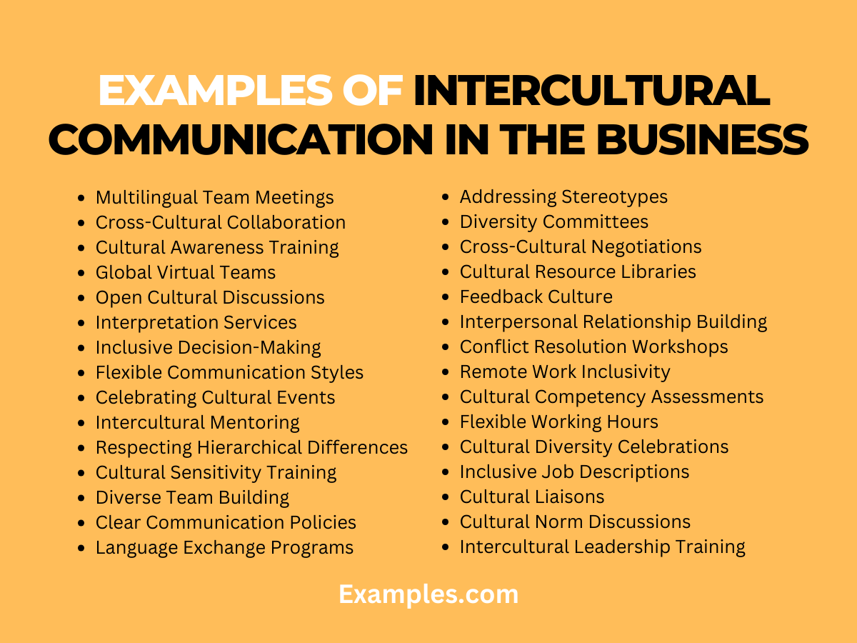 Intercultural Communication in the Business - 29+ Examples