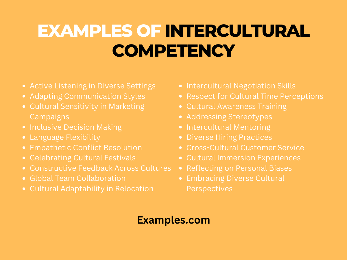 examples of intercultural competency