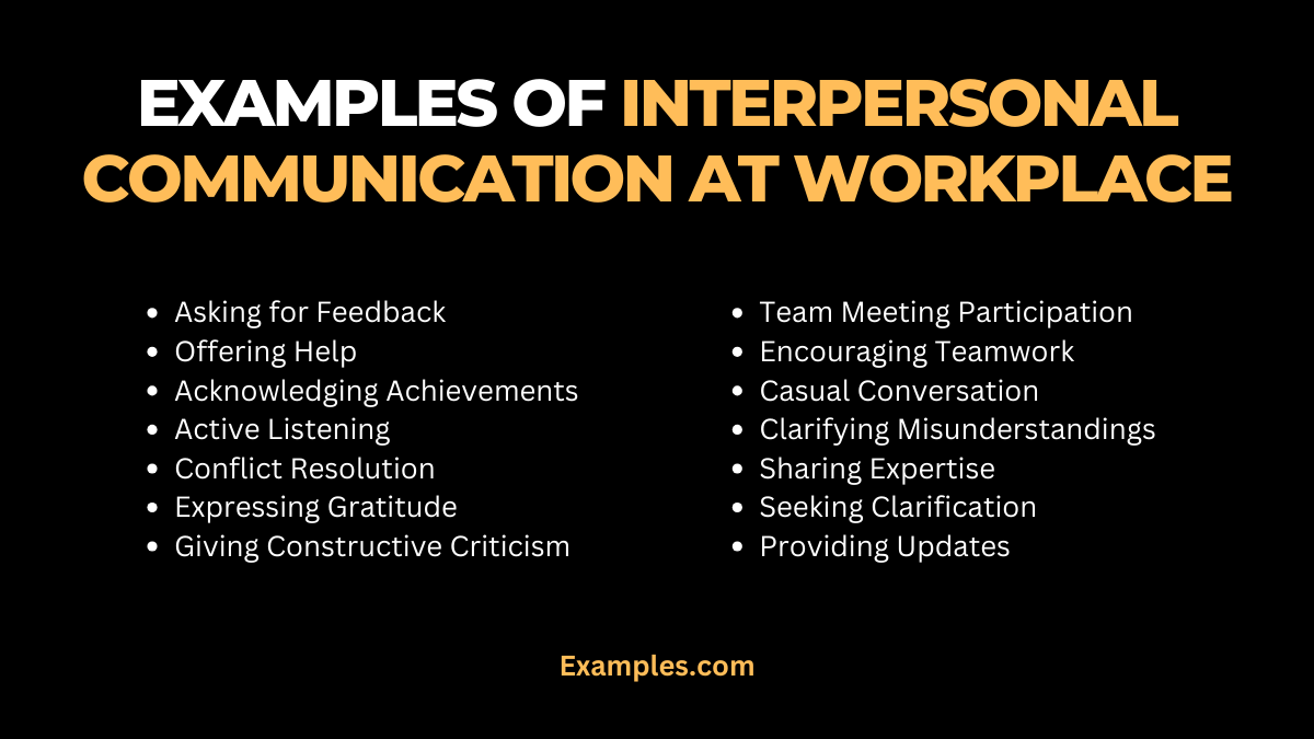 Interpersonal Communication at Workplace: Examples, Elements, PDF