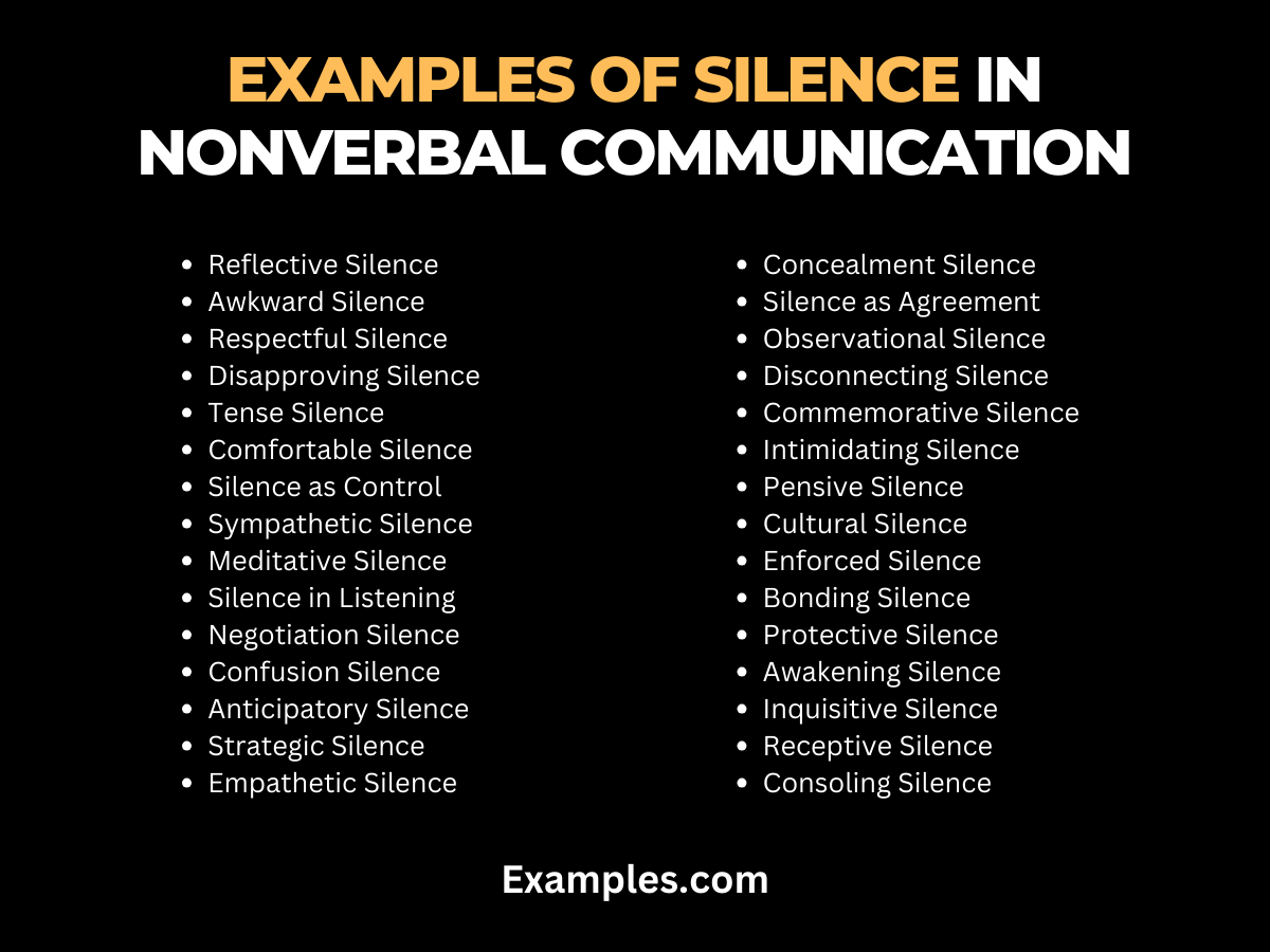 Silence in Nonverbal Communication: Examples, Pdf