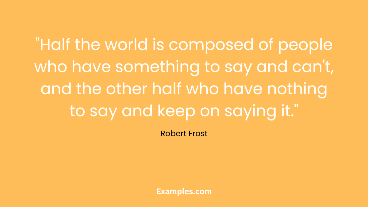 failure to communicate quotes by robert frost
