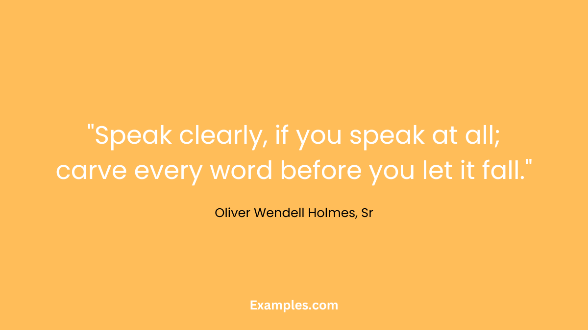 failure to communicate quotess by oliver wendell holmes sr
