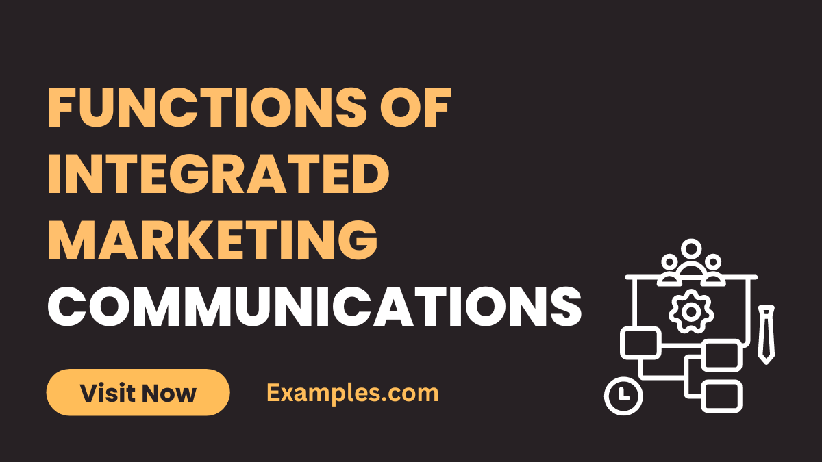 Functions of Integrated Marketing Communications