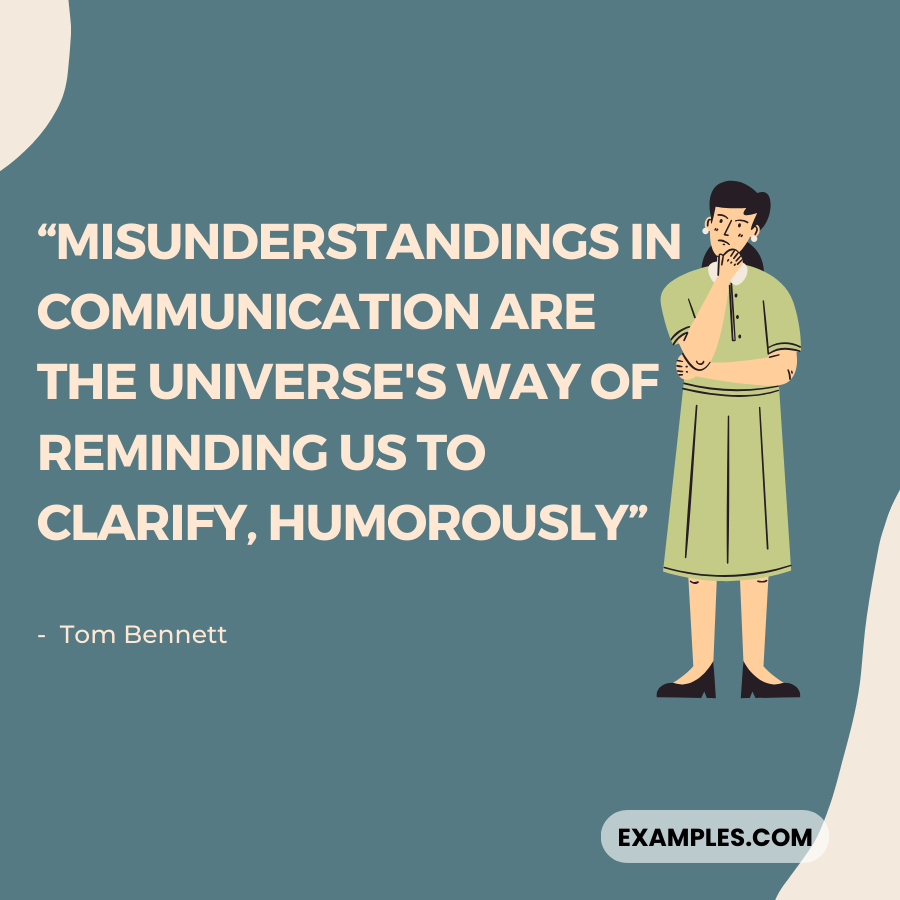 funny communication quote by tom bennett