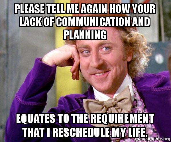 funny lack of communication about life meme